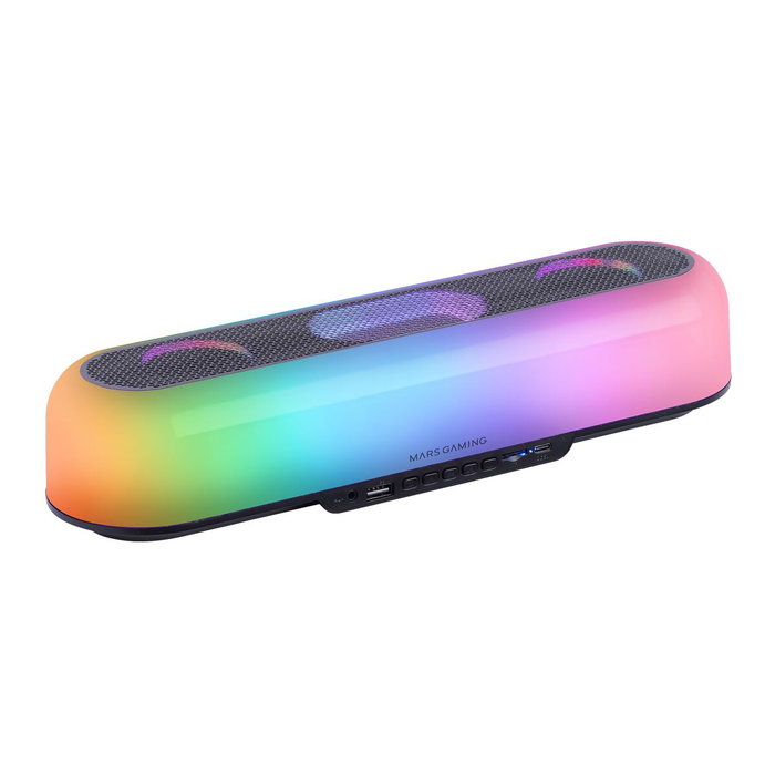 Mars Gaming MSB-ORB Barra de Sonido Bluetooth RGB 360º Negro