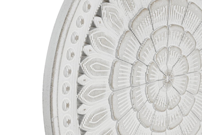 DKD Home Decor Decoración MDF Metal 39x7x46 Desgastado Blanco