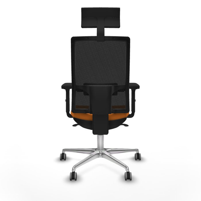 PIQUERAS Y CRESPO Silla de oficina Horna Naranja y Negro