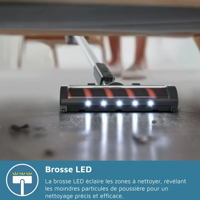 Philips XC3033/01 Aspiradora Vertical Inalámbrica PowerCyclone 8 Hasta 60 Minutos Duración Batería Verde Cargo