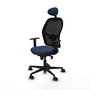 PIQUERAS Y CRESPO Silla de oficina Jorquera Azul Marino y Negro