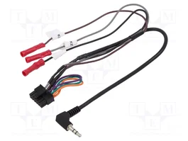 ACV Cable universal para radio de 12 pines con Jack 3,5 mm y radiox3