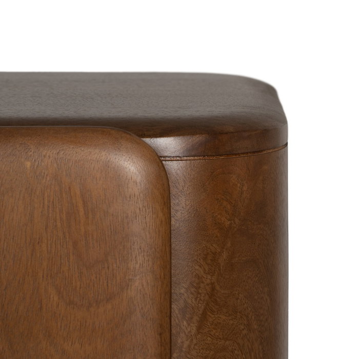 Armario Marrón Madera de Mango Salón 104 X 45 X 110 cm