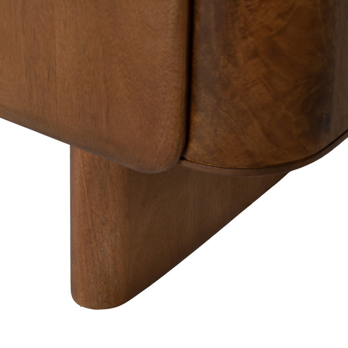 Armario Marrón Madera de Mango Salón 104 X 45 X 110 cm