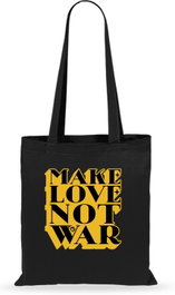 CAMPO DAS REDES Bolsa Make Love Not War Negro