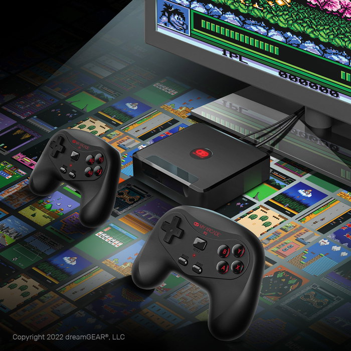 MY-MY ARCADE GAMING My Arcade Player Retro Arcade Gamestation con 2 controladores inalámbricos (250 juegos)