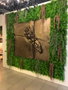 Oplante Jardín Vertical Artificial Helecho Anti-UVA Verde Plástico 100x100 cm