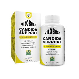 Vitobest Candida Support 60 cápsulas - Complemento alimenticio para el equilibrio de la flora intestinal