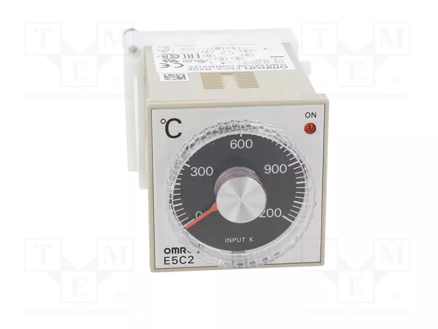 OMRON E5C2-R20K Regulador de Temperatura Termopar K