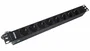 PHASAK BNS 3518 Regleta Rack 19" 8 Tomas Schuko 16A 3500W 250V Color Negro 1.5 m