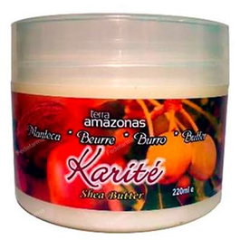 TERRA AMAZONAS Manteca De Karite 220Ml Regenerador Celular Natural Hidratante Rostro Cuerpo Cabello