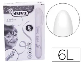 Jovi Maquillaje en Barra Blanco Caja de 5 Unidades