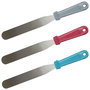 Lily Cook Espátula Alisadora para Glaseado 33 cm - Mango de Plástico - Colores Surtidos: Turquesa, Gris, Burdeos