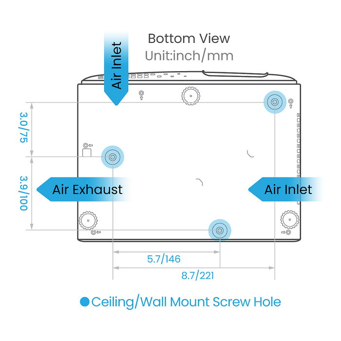 BenQ TK710 Proyector Gaming Láser 4K UHD DLP, 3200 Lúmenes ANSI, HDR10 & HLG, Relación de Contraste 10000:1, 1.07B Colores, 2x HDMI 2.0b