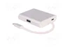 QOLTEC Adaptador USB 3.0 y 3.1 Blanco