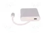 QOLTEC Adaptador USB 3.0 y 3.1 Blanco