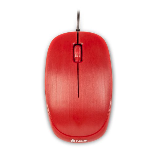 Raton Ngs Flame Optico Usb Rojo Raton Ngs Flame Optico Usb Rojo