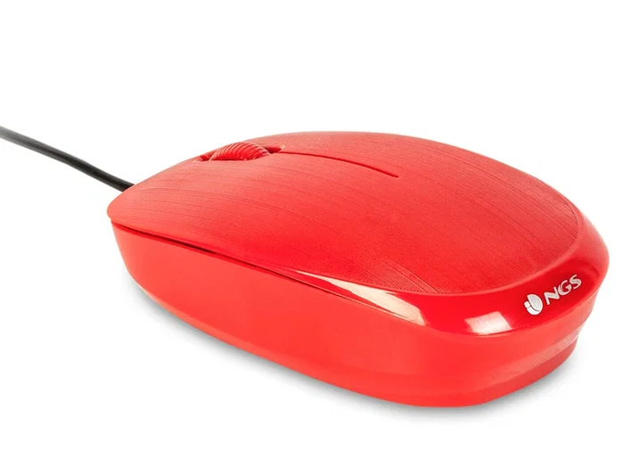 NGS Flame Ratón Óptico 1000 DPI USB Rojo NGS Flame Ratón Óptico 1000 DPI USB Rojo