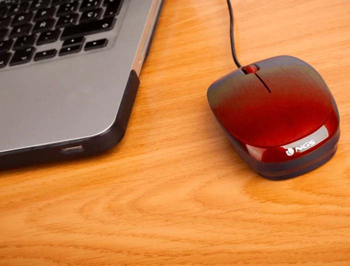 NGS Flame Ratón Óptico 1000 DPI USB Rojo NGS Flame Ratón Óptico 1000 DPI USB Rojo