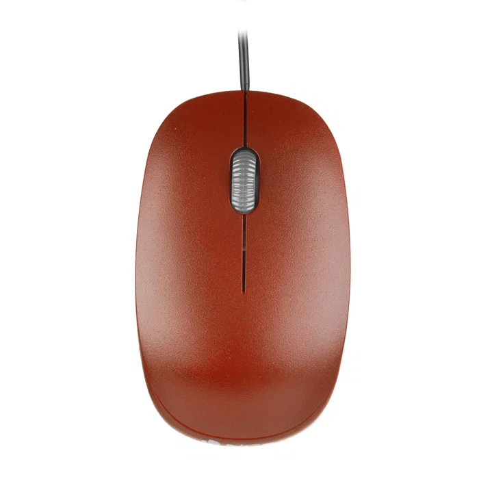 NGS Flame Ratón Óptico USB para PC, 1000 DPI, Color Rojo, Diseño Ergonomico para Mano Derecha