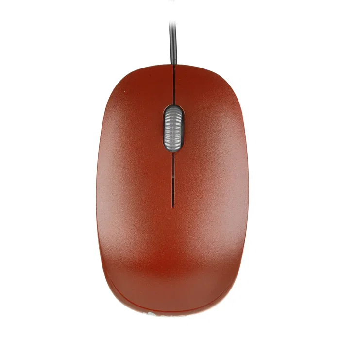 NGS Flame Ratón Óptico USB para PC, 1000 DPI, Color Rojo, Diseño Ergonomico para Mano Derecha