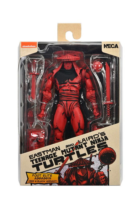 Tortugas Ninja (Mirage Comics) Figura Red and Black Foot Assassin 18 cm