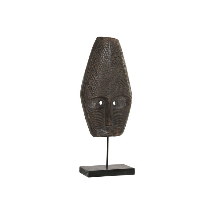 DKD Home Decor Figura Máscara Tribal de Suar y Hierro DKD Home Decor Figura Máscara Tribal de Suar y Hierro