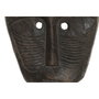 DKD Home Decor Figura Máscara Tribal de Suar y Hierro
