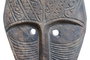 DKD Home Decor Figura Máscara Tribal de Suar y Hierro