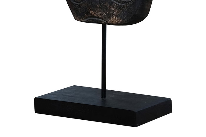 DKD Home Decor Figura Máscara Tribal de Suar y Hierro DKD Home Decor Figura Máscara Tribal de Suar y Hierro