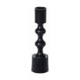 Candelabro vertical 16cm negro