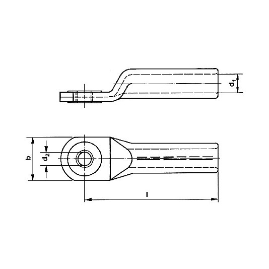 Klauke AL-CU-Presskabelschuh con ojo de cobre 120qmm rm/sm 150qmm se M12 Klauke AL-CU-Presskabelschuh con ojo de cobre 120qmm rm/sm 150qmm se M12