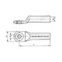 Klauke AL-CU-Presskabelschuh con ojo de cobre 120qmm rm/sm 150qmm se M12
