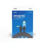 SAVIO Cable HDMI 2.1 5m con conector 90° y acabado textil