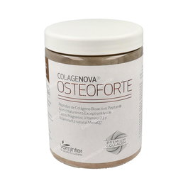 Vaminter Colagenova Osteoforte Chocolate 420Gr - Colágeno con Ácido Hialurónico, Vitamina K2, D3 para Densidad Ósea y Movilidad Articular