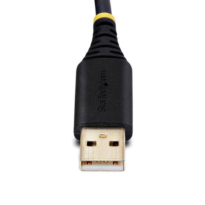 StarTech.com Cable Adaptador USB a RS-232 de Módem Nulo, 3 m, Negro StarTech.com Cable Adaptador USB a RS-232 de Módem Nulo, 3 m, Negro