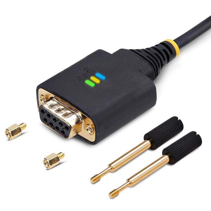 StarTech.com Cable Adaptador USB a RS-232 de Módem Nulo, 3 m, Negro StarTech.com Cable Adaptador USB a RS-232 de Módem Nulo, 3 m, Negro