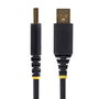 StarTech.com Cable Adaptador USB a RS-232 de Módem Nulo, 3 m, Negro