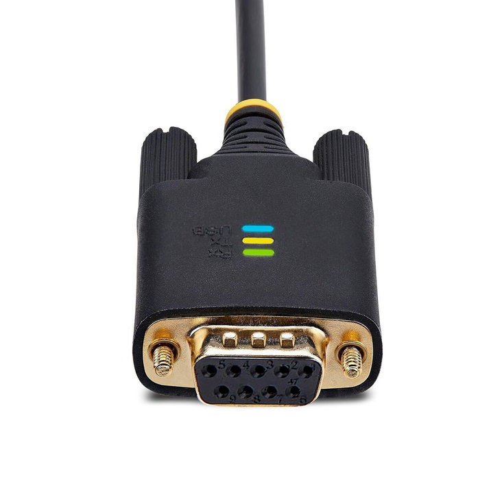 StarTech.com Cable Adaptador USB a RS-232 de Módem Nulo, 3 m, Negro StarTech.com Cable Adaptador USB a RS-232 de Módem Nulo, 3 m, Negro