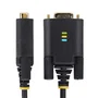 StarTech Cable Adaptador USB a Serie de Módem Nulo 3m Negro