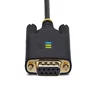 StarTech.com Cable Adaptador USB a Serie RS-232 1P10FFCN-USB-SERIAL, USB Tipo A a DB-9 Macho, 3m, Negro, Compatible con Windows, Mac, Linux, Chrome OS