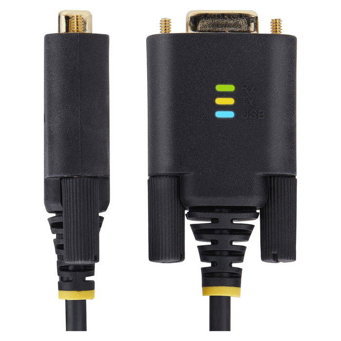 StarTech.com Cable Adaptador USB a RS-232 de Módem Nulo, 3 m, Negro StarTech.com Cable Adaptador USB a RS-232 de Módem Nulo, 3 m, Negro