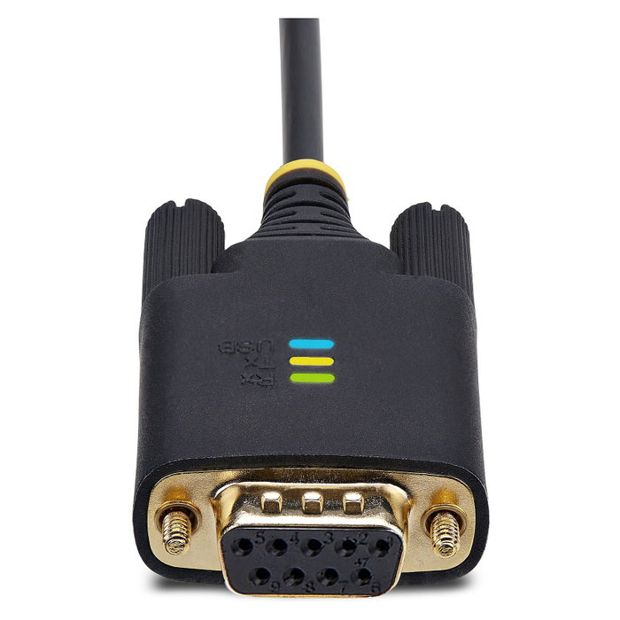 StarTech.com Cable Adaptador USB a RS-232 de Módem Nulo, 3 m, Negro StarTech.com Cable Adaptador USB a RS-232 de Módem Nulo, 3 m, Negro
