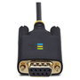 StarTech.com Cable Adaptador USB a RS-232 de Módem Nulo, 3 m, Negro