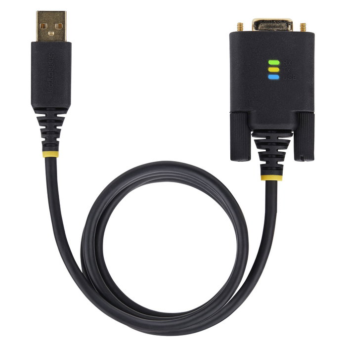 StarTech.com Cable Adaptador USB a RS-232 de Módem Nulo, 3 m, Negro StarTech.com Cable Adaptador USB a RS-232 de Módem Nulo, 3 m, Negro