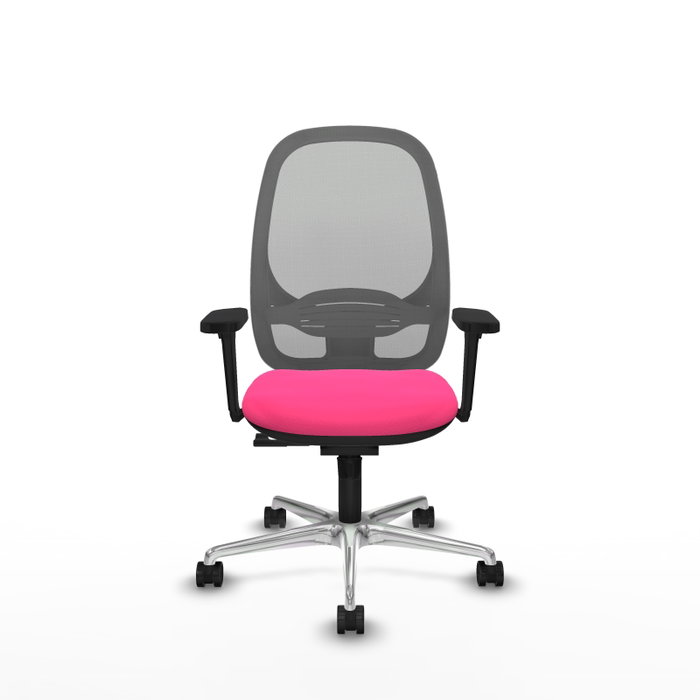 PIQUERAS Y CRESPO Silla de oficina Cilanco, Sincro, Rosa y Gris PIQUERAS Y CRESPO Silla de oficina Cilanco, Sincro, Rosa y Gris