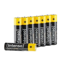Intenso Pila Alcalina AAA LR03 Pack de 100 unidades, 1.5V, sin Mercurio, 7501511, para Mandos a Distancia, Juguetes, Linternas