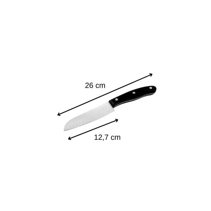 Nirosta Juego de 3 Cuchillos de Cocina Acero Inoxidable 20, 22 y 26 cm