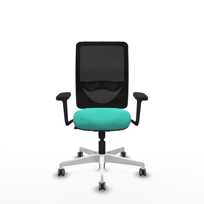 PIQUERAS Y CRESPO Silla de oficina Zulema con mecanismo Sincro, Turquesa y Negro PIQUERAS Y CRESPO Silla de oficina Zulema con mecanismo Sincro, Turquesa y Negro