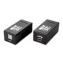 Lindy Extensor de Consola USB 2.0 Cat6 43391 Negro